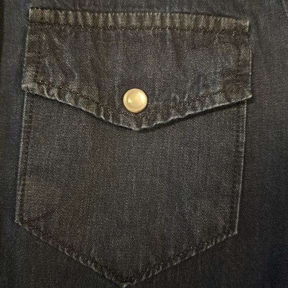 Torn By Ronny Kobo Denim Button Down Size M EUC - Picture 4 of 9